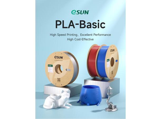 eSUN PLA-Basic 1.75 1kg - Grey Grå