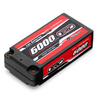 2s  6000mAh  7,4V- 55C/110C Sunpadow m/4mm kontakt    Sunpadow