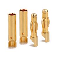 4.0mm Gullkontakter - 2 par Bronto