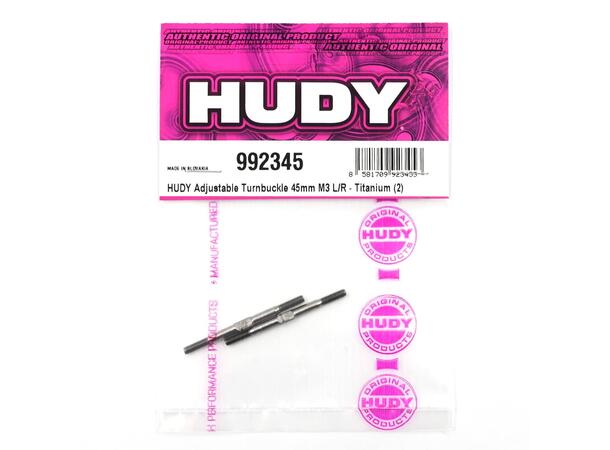 Adjustable Turnbuckle 45mm M3 L/R Titan HY-992345