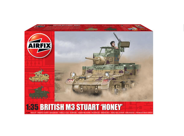 AirfixM3 Stuart "Honey" (British Version 1/35 Airfix plastbyggesett