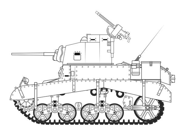 AirfixM3 Stuart "Honey" (British Version 1/35 Airfix plastbyggesett