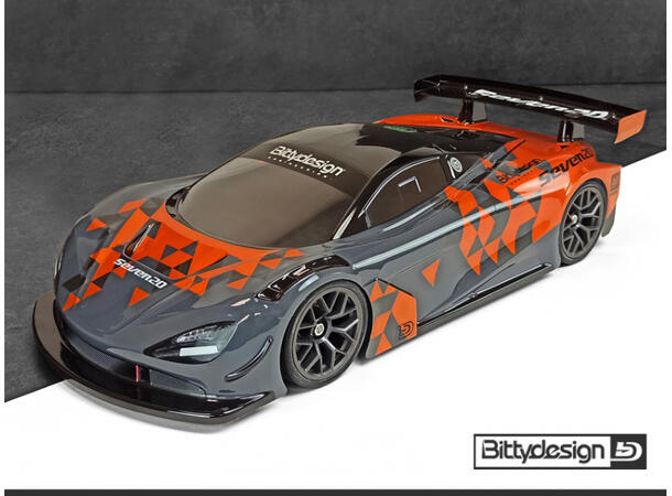 Bittydesign Karosseri Seven20  1/10 GT 1/10  190mm   GT  Ulakkert