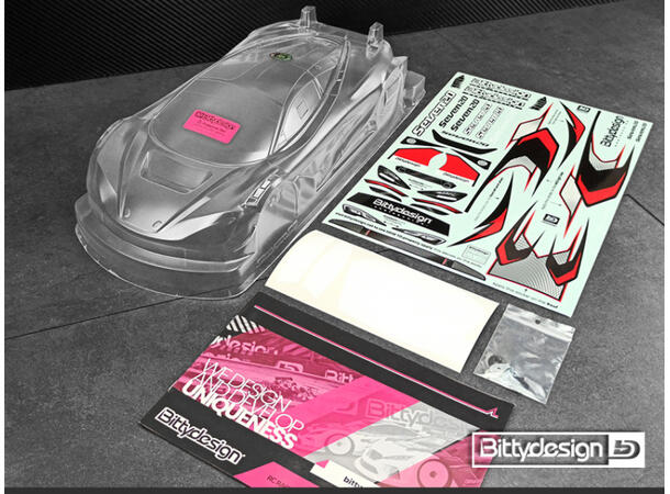 Bittydesign Karosseri Seven20  1/10 GT 1/10  190mm   GT  Ulakkert