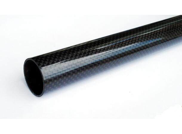 Carbonrør vevd 3K - 16x14x1000mm Bronto
