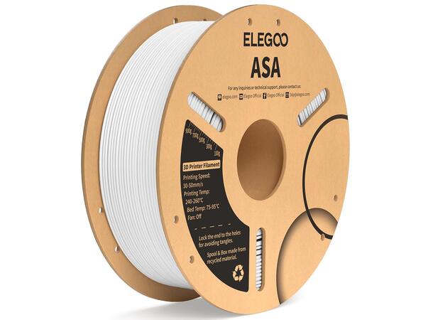 Elegoo ASA 1.75mm 1kg - White