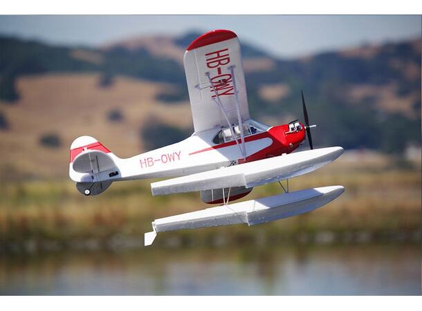 FMS J-3 Cub 1400mm V4 PNP Floats og Gyro V2