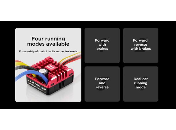 Hobbywing QuicRun 1080 80A G2 Brushed ESC 2-3s