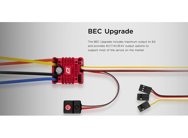Hobbywing QuicRun 1080 80A G2 Brushed ESC 2-3s