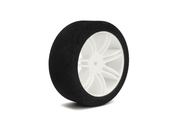 Hotrace 1/10 Front Foam Shore 35 Shore 35 White Rim (2)