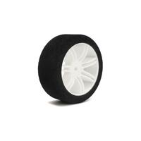 Hotrace 1/10 Front Foam Shore 35 Shore 35 White Rim (2)