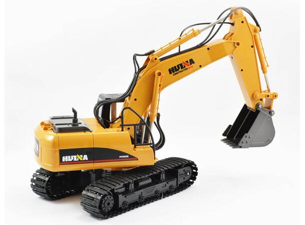 HuiNa Gravemaskin m/Metallskuffe 1:14 1/14