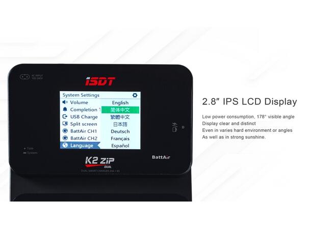 ISDT K2 Zip 2x500W 1-8S 20A