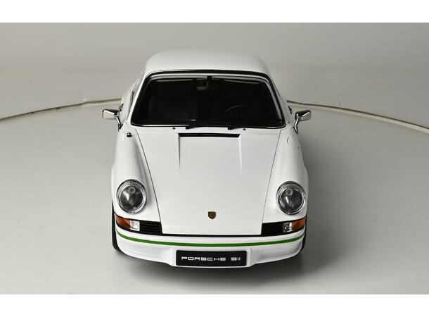 IXO Porsche 911 RS 2.7   1:8 Hvit m/grønne striper