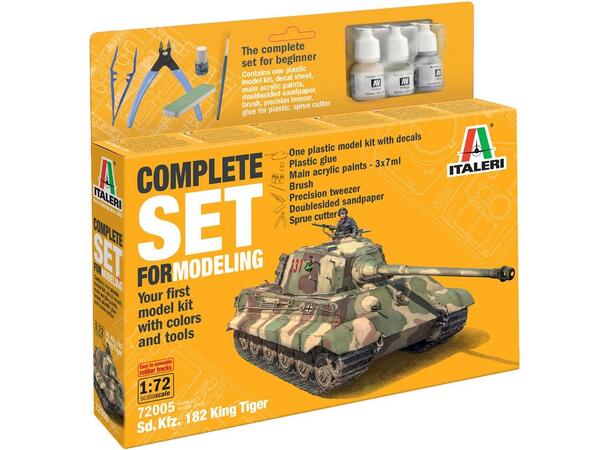 Italeri 1:72 - Sd. Kfz.182 King Tiger Startsett