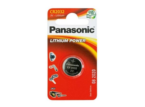 Panasonic CR2032 3V Litium 1stk