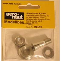 Propell adapter, kon for 4mm aksling For 8mm propell hull