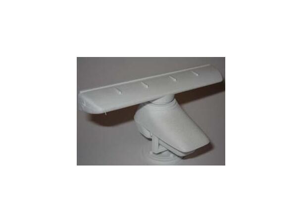 Radar i plast bredde 95mm m/motor