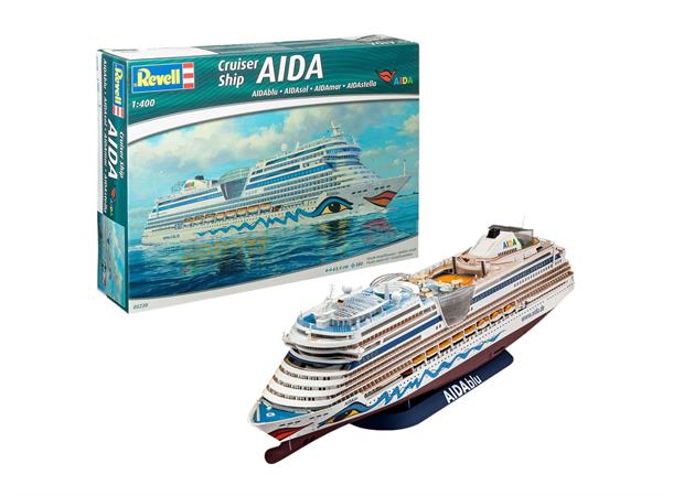 Revell Aida Cruisebåt 1/400 Revell plastbyggesett