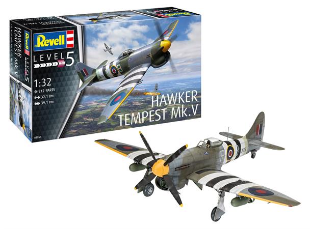 Revell Hawker Tempest 1/32 Revell plastbyggesett