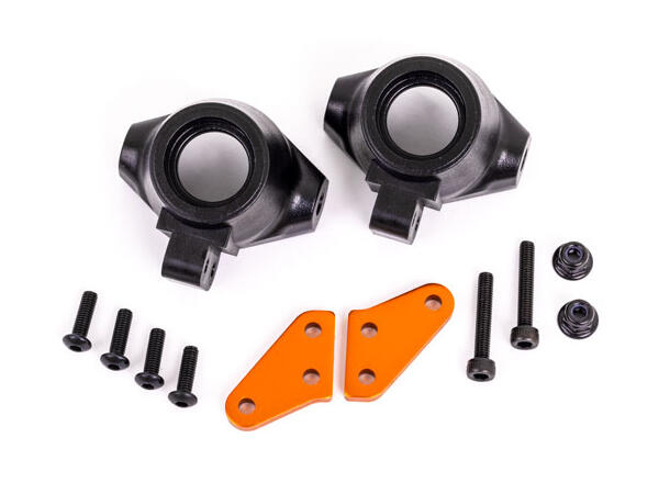 Steering Blocks + Arms Alu (Pair) Orange