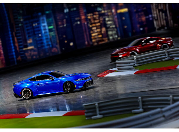 Traxxas 4-TEC Drift 2WD Mustang XL-5 TQi Blå  RTR 1/10 skala