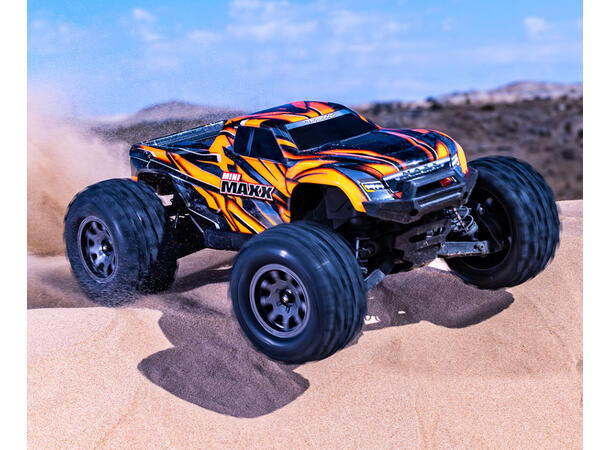 Traxxas Mini MAXX RTR TQ BL-2s Orange RTR 1/10 skala