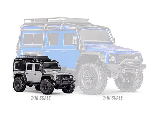 Traxxas TRX-4M 1/18 Land Rover Defender Blå RTR 1/18 skala