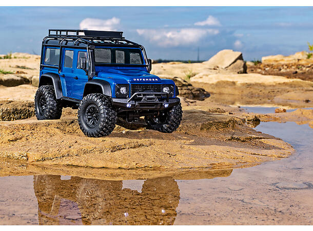 Traxxas TRX-4M 1/18 Land Rover Defender Blå RTR 1/18 skala