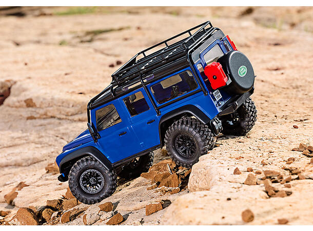Traxxas TRX-4M 1/18 Land Rover Defender Blå RTR 1/18 skala