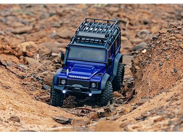 Traxxas TRX-4M 1/18 Land Rover Defender Blå RTR 1/18 skala
