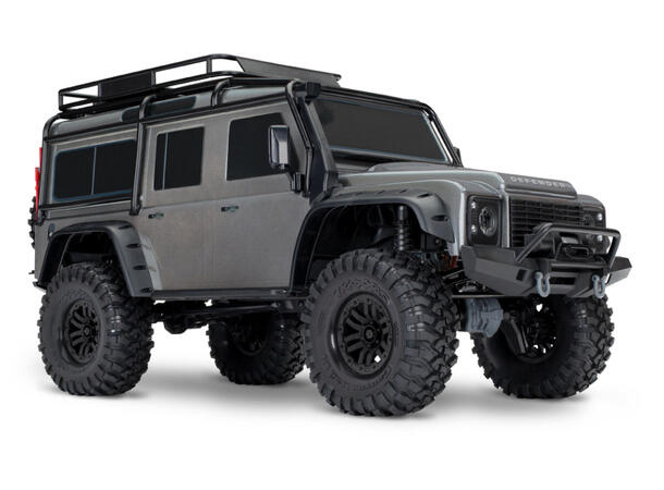 Traxxas TRX-4  Land Rover Clipless 1/10 skala  Sølv  RTR