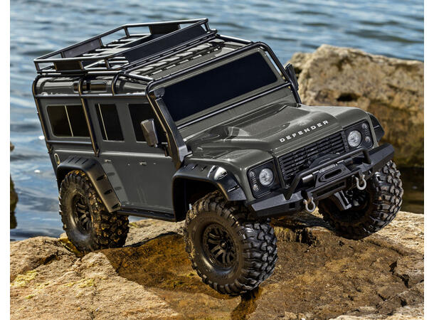 Traxxas TRX-4  Land Rover Clipless 1/10 skala  Sølv  RTR