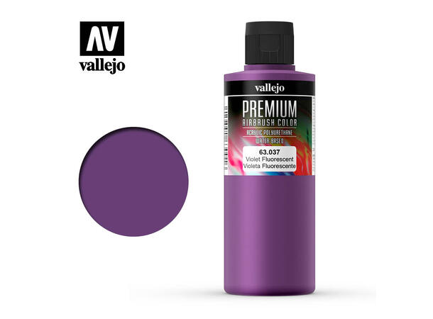 Vallejo Premium Akryl maling 60ml Fiollett fluor for Airbrush