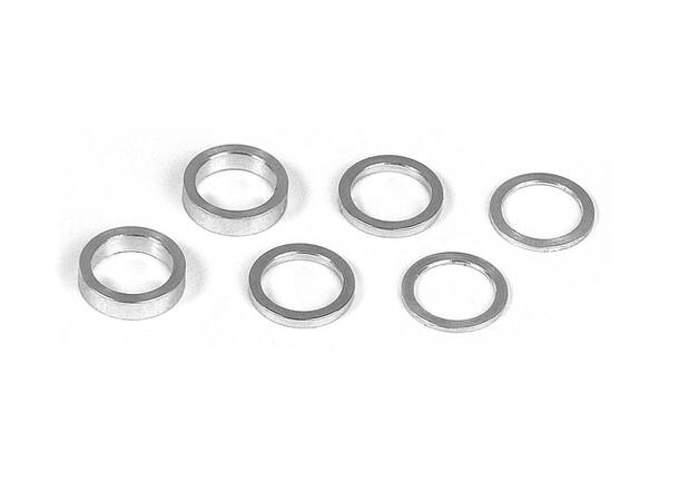 XRay- Alu Shims 6.37x8.4mm 375090