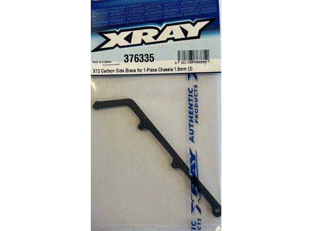 Xray Carbon Side Brace 1.6mm (2) 376335