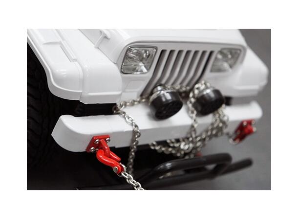 Yeah Racing Lunette Ring Tow Hook Black