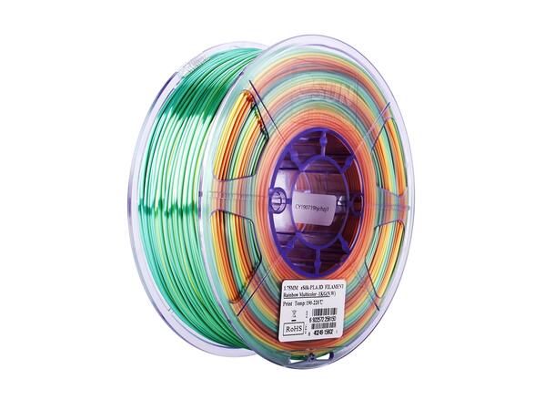 eSUN eSilk-PLA 1.75mm 1kg - Rainbow Multicolor