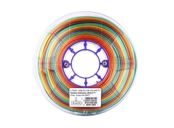eSUN eSilk-PLA 1.75mm 1kg - Rainbow Multicolor