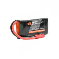 1s   800mAh - 30C - Spektrum LiPo JST JST-kontakt