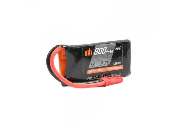 1s   800mAh - 30C - Spektrum LiPo JST JST-kontakt