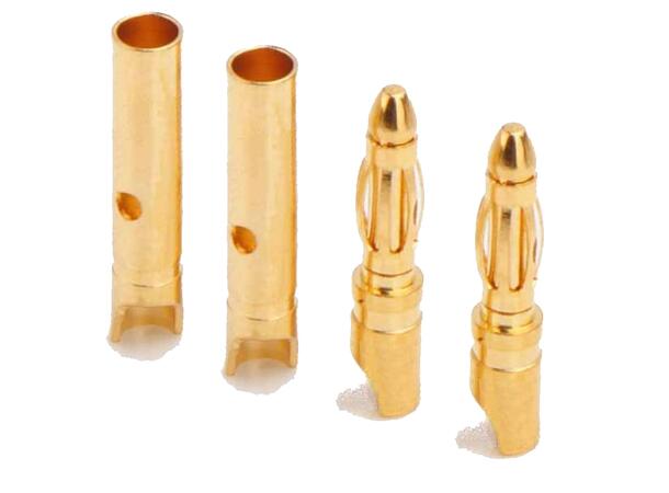 2.0mm Gullkontakter - 2par Amass