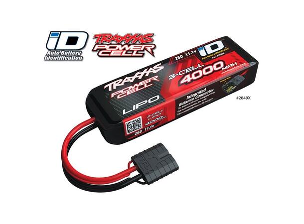 3s  4000mAh LiPo ID Traxxas Batteri 11,1V