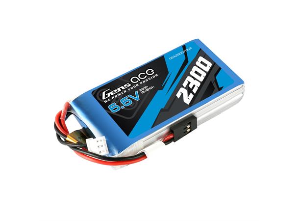 6,6V 2300mAh Gens Ace LiFe TX/RX - Flat