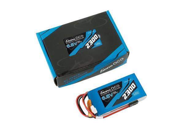 6,6V 2300mAh Gens Ace LiFe TX/RX - Flat