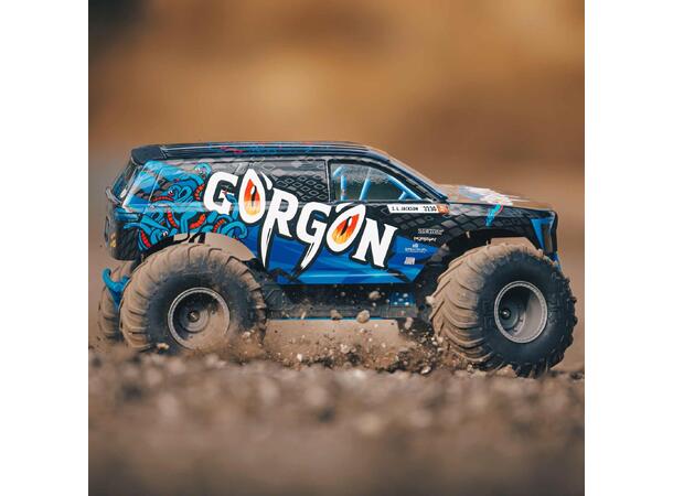 ARRMA Gorgon Mega 2WD Blue - RTR Blå