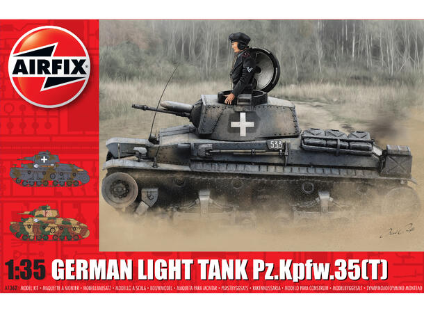 Airfix German Light Tank Pz.Kpfw.35(t) 1/35 Airfix plastbyggesett