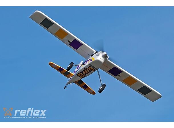 FMS Super EZ V4 1220mm Reflex-Gyro RTF m/Flottører
