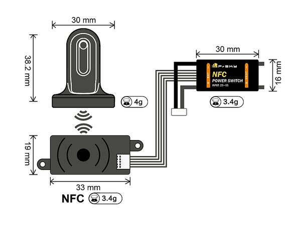 FrSky NFC Power Switch