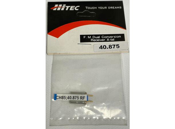 Hitec FM RX 40.875 mott. X-tall K.85 Dual conversion mottaker krystall